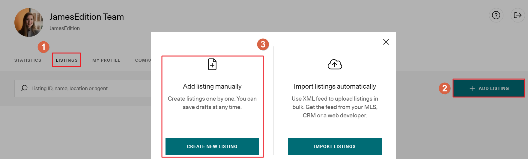 Business Account: How Do I Create And Edit My Listings Manually?